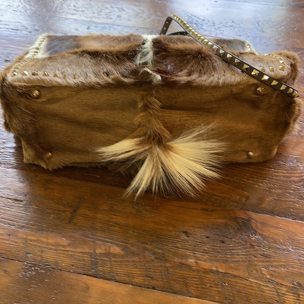 Valentino Garvani fur shoulder tote bag great condition - Picture 3 of 8